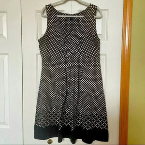 Lands’ End Polka Dot Sleeveless dress